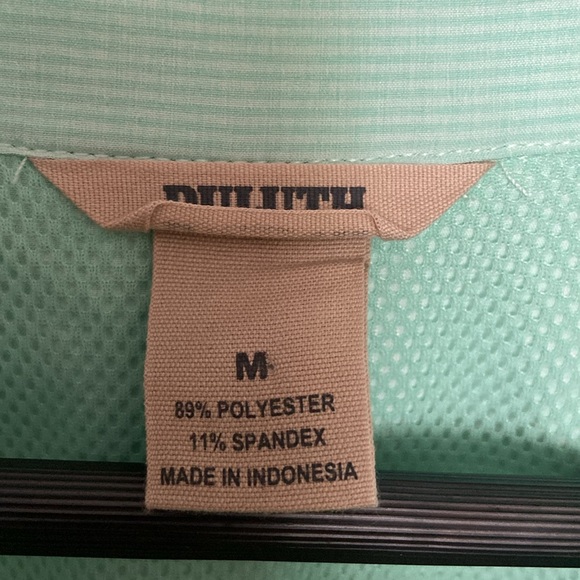 Duluth Trading Company Womens Windbreaker Pullover Tunic  M Mint Green - Picture 4 of 12